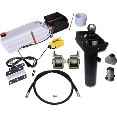 Hydraulika wywrotu 520 5T 24V PRZYCZEPKI + ZAWIASY